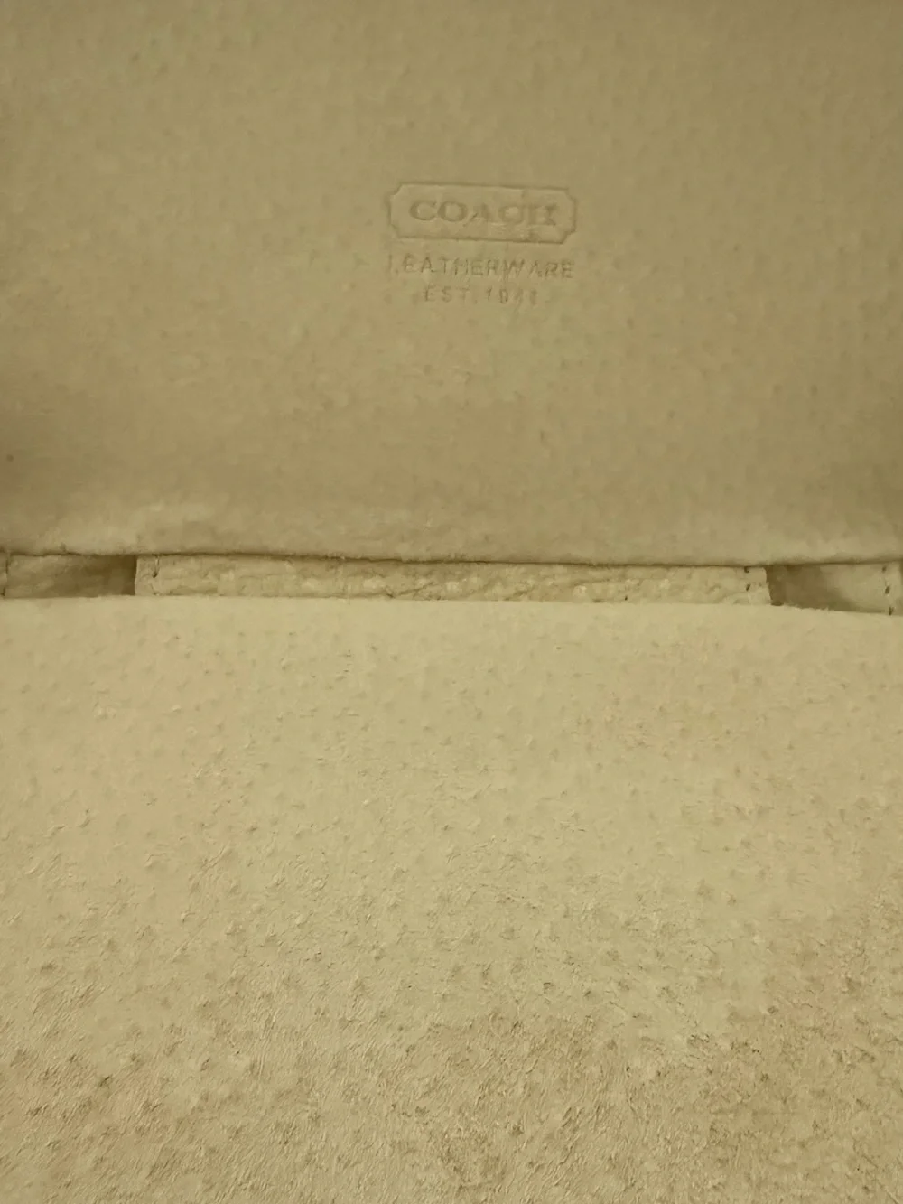 Coach Black & White Jewelry Box